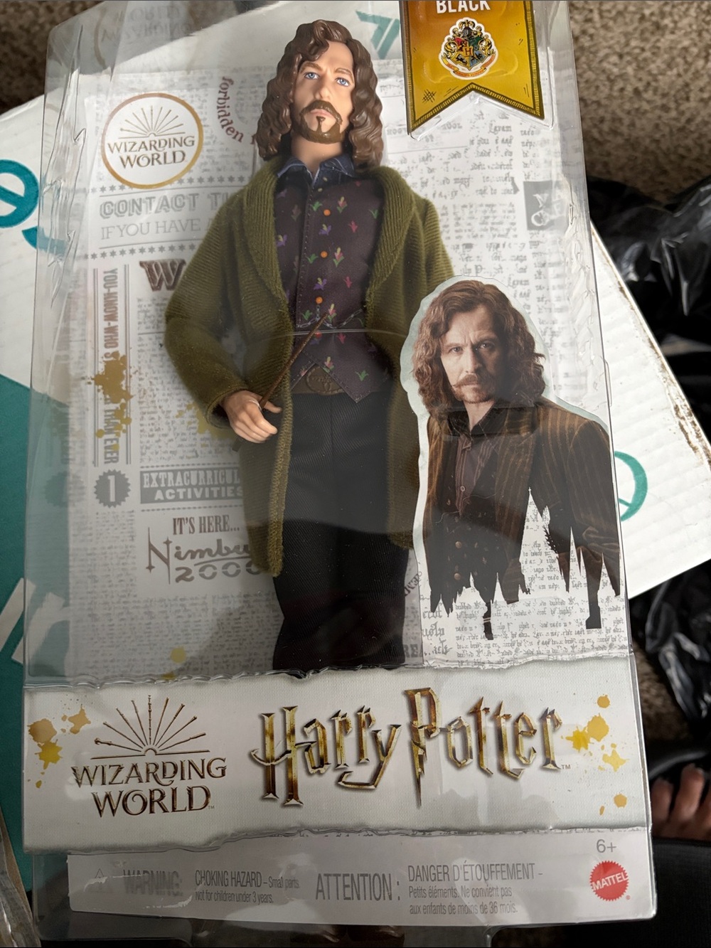 Mattel Harry Potter Wizarding World Olive Green Cardigan Professor Figurine-NIB